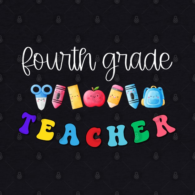 Fourth Grade Teacher Shirt by TeeShop Designs